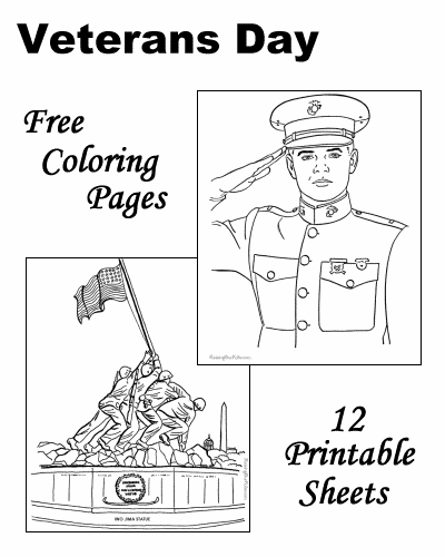 60 Veterans Day Coloring Pages 101