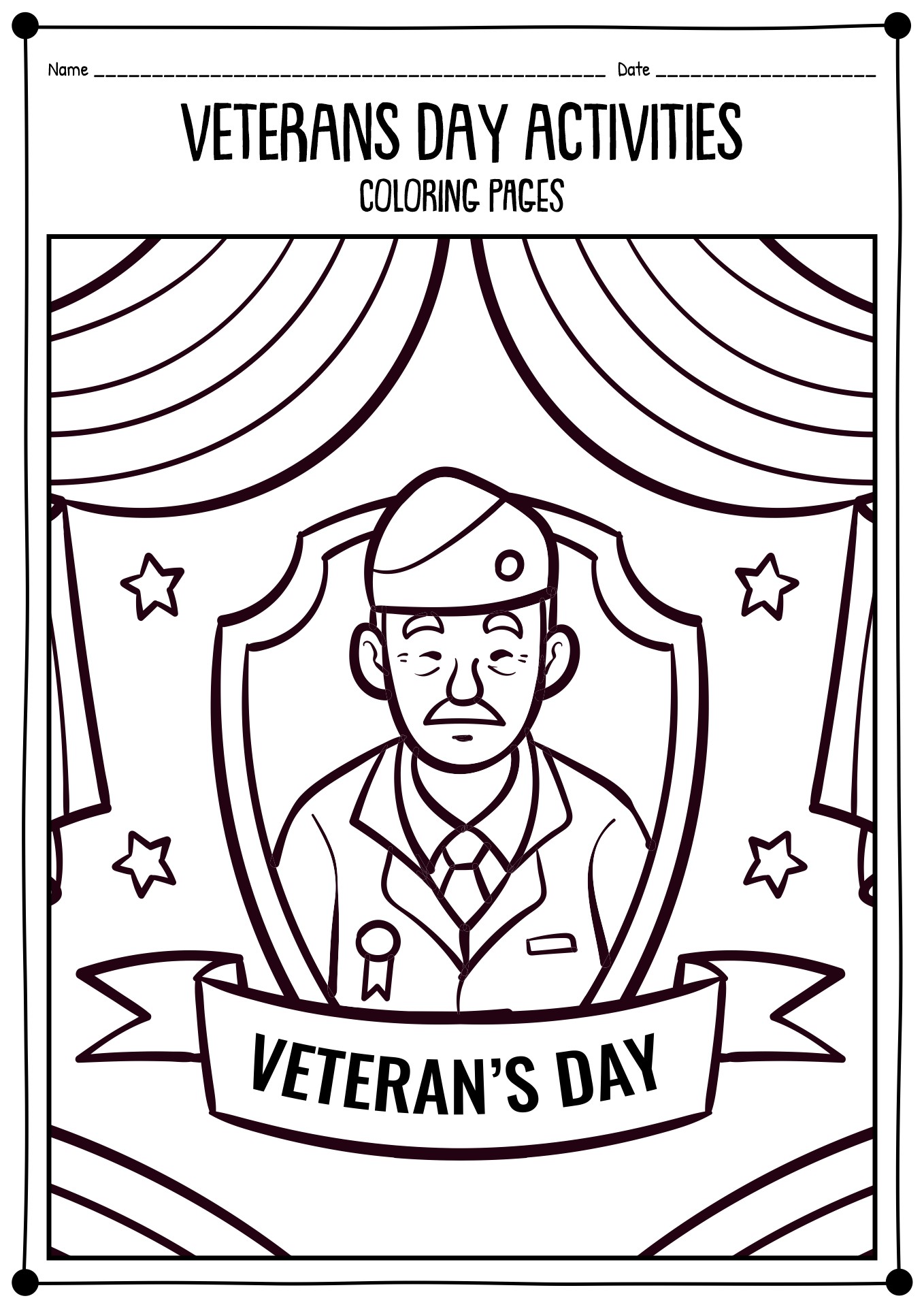 60 Veterans Day Coloring Pages 153