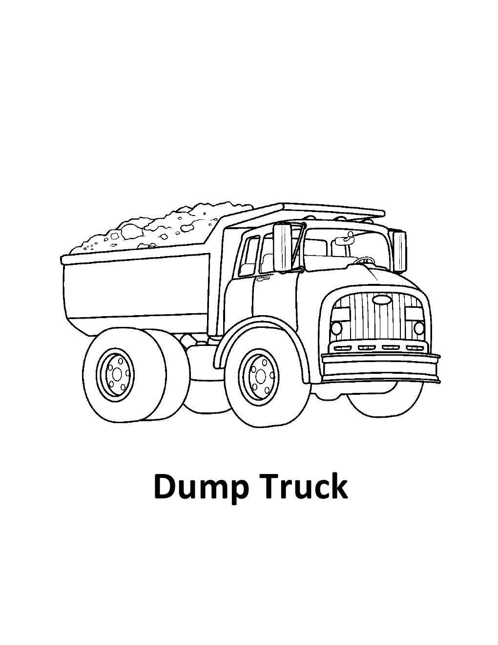 65 Trucks Coloring Pages 10