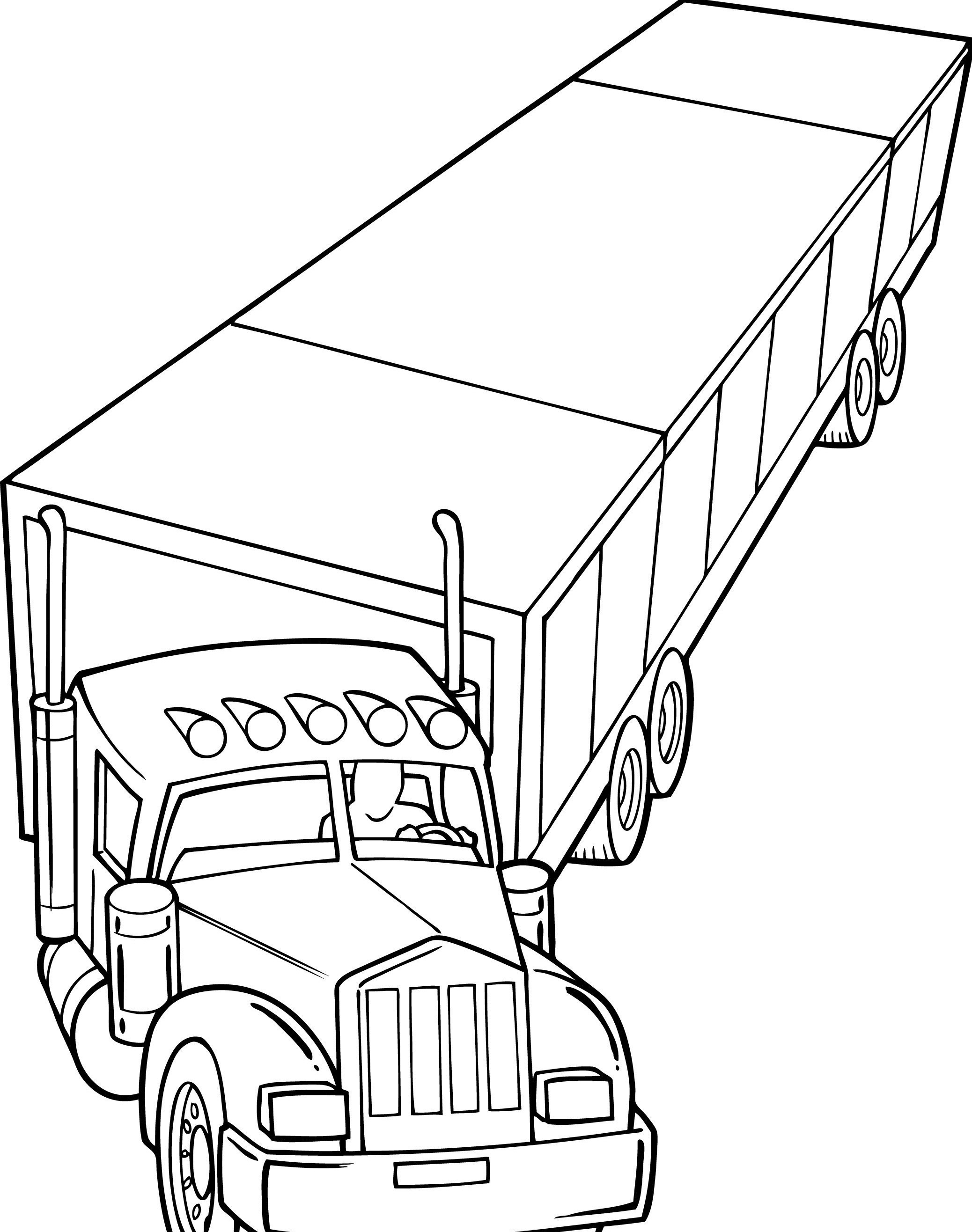 65 Trucks Coloring Pages 12