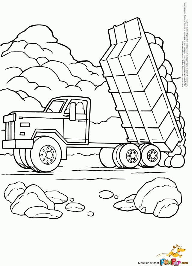 65 Trucks Coloring Pages 16