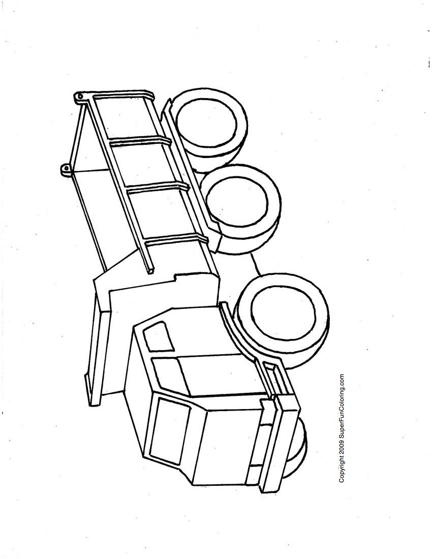 65 Trucks Coloring Pages 17