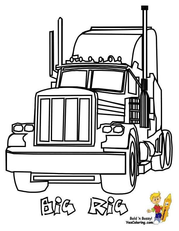 65 Trucks Coloring Pages 18