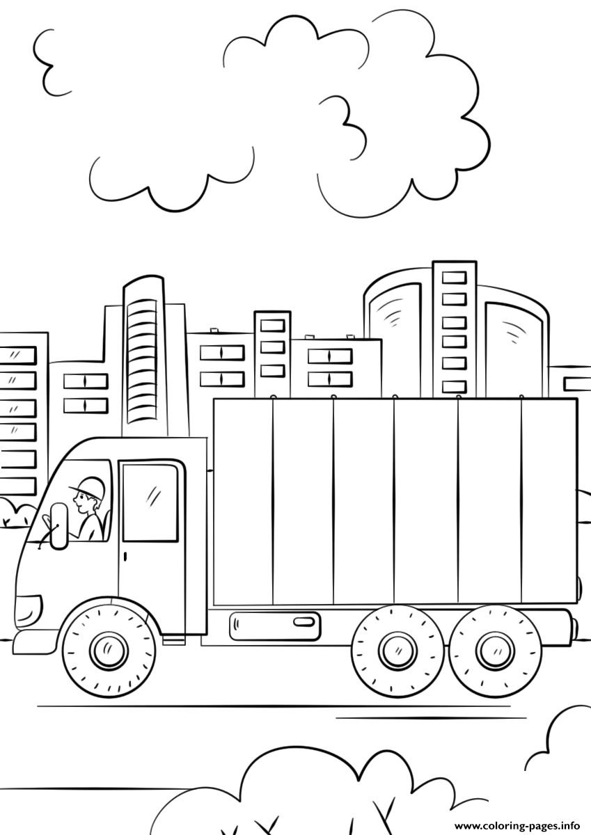 65 Trucks Coloring Pages 19