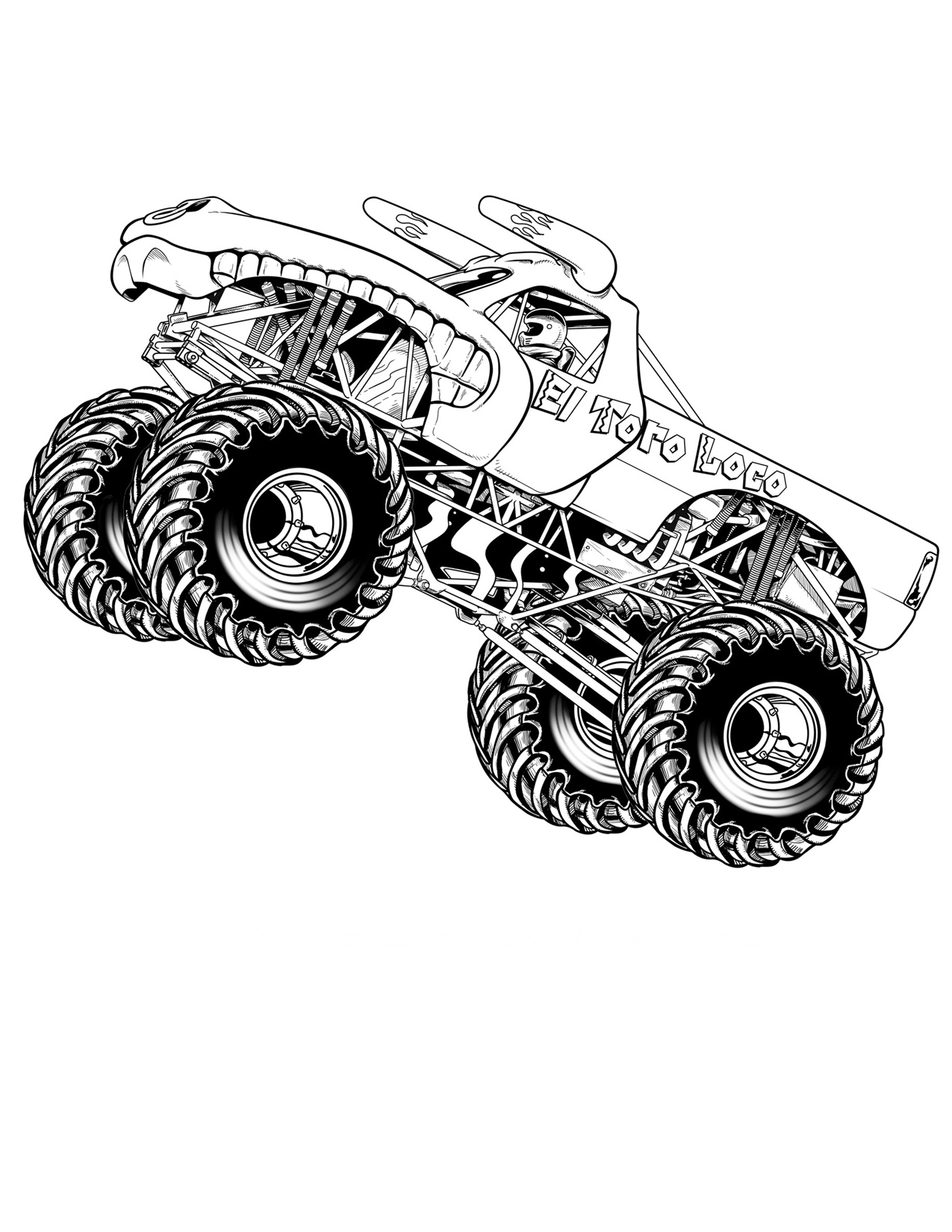 65 Trucks Coloring Pages 24