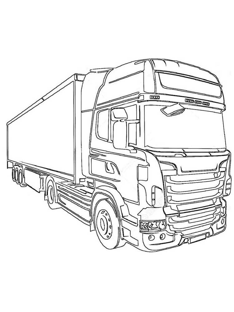 65 Trucks Coloring Pages 28