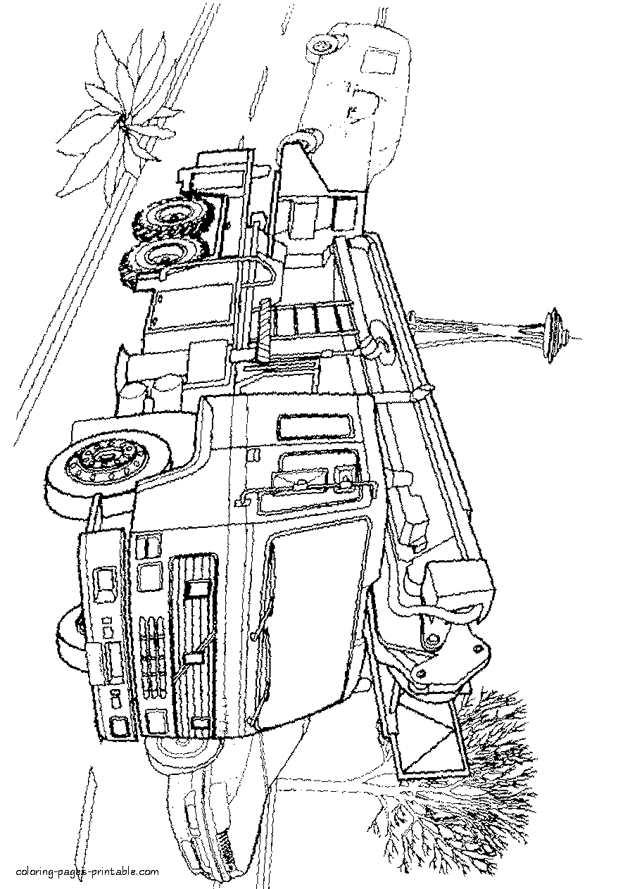 65 Trucks Coloring Pages 29