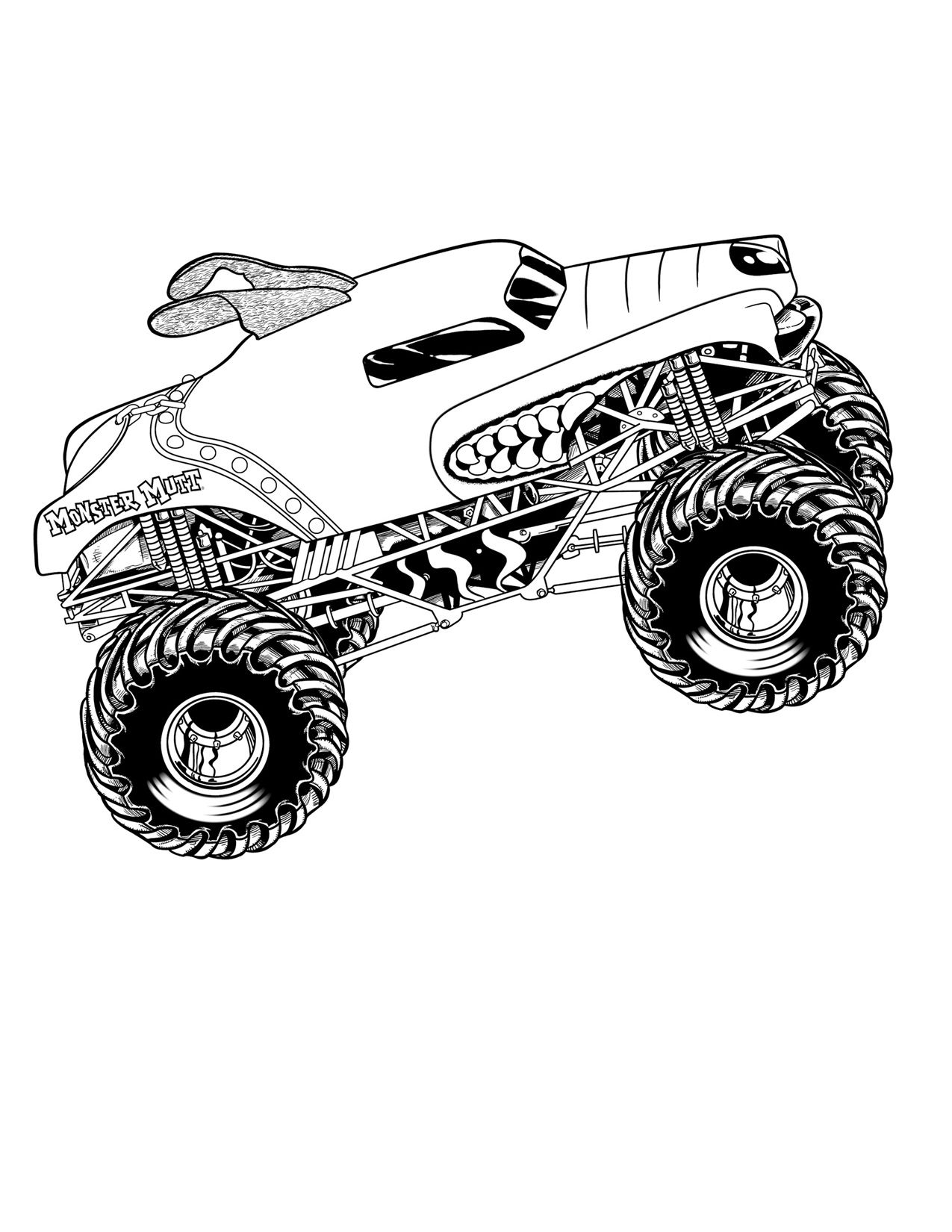 65 Trucks Coloring Pages 33