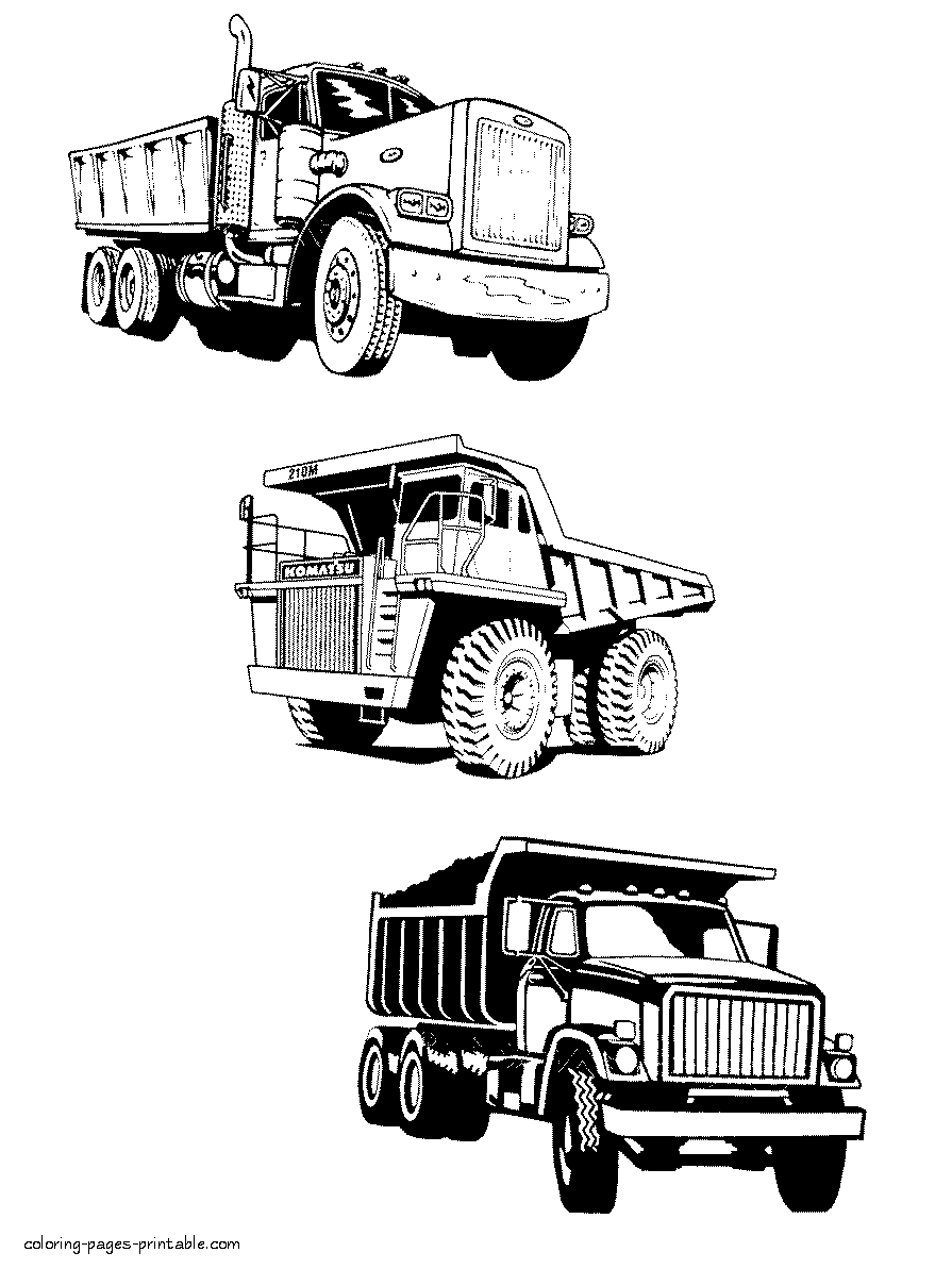 65 Trucks Coloring Pages 35