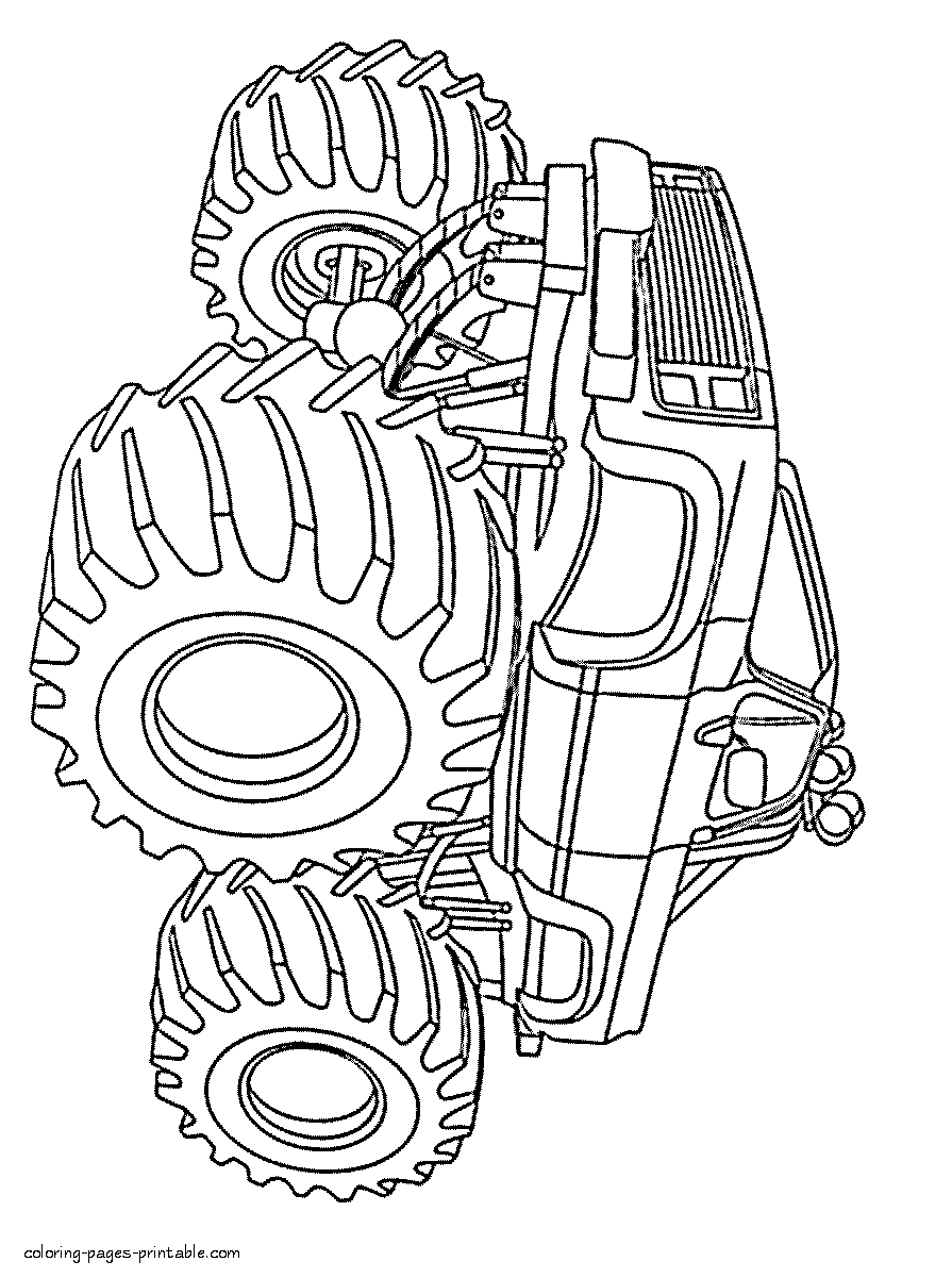 65 Trucks Coloring Pages 38