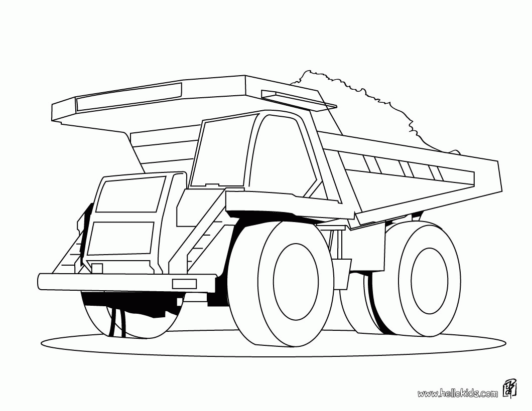 65 Trucks Coloring Pages 4