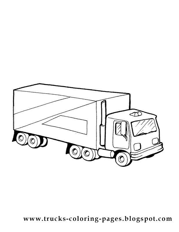 65 Trucks Coloring Pages 42