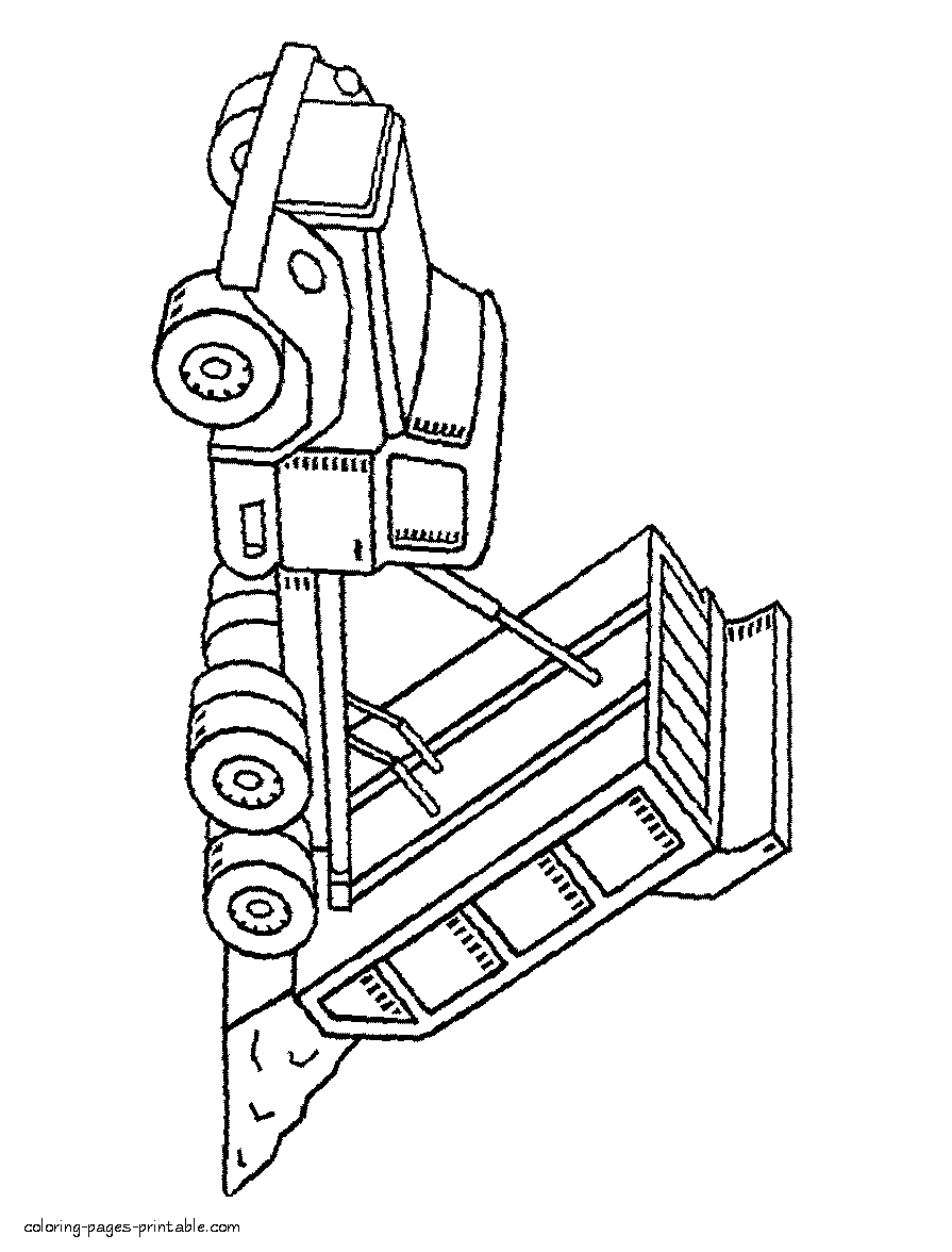 65 Trucks Coloring Pages 44