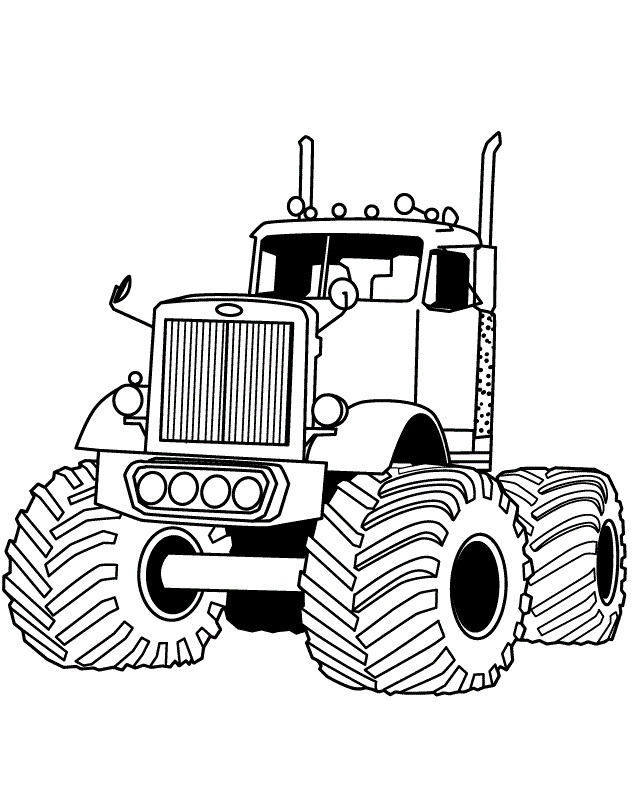 65 Trucks Coloring Pages 5