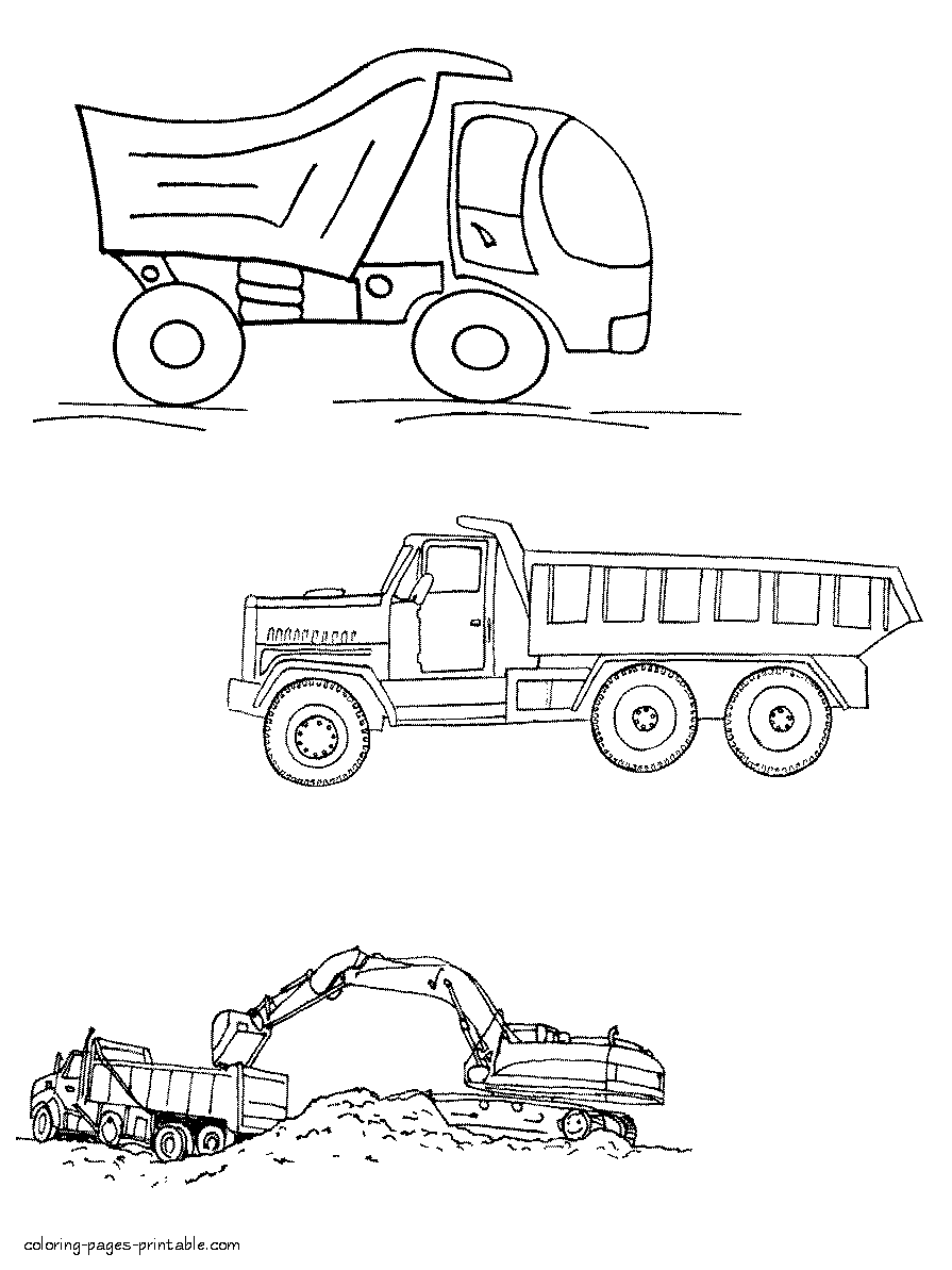 65 Trucks Coloring Pages 61