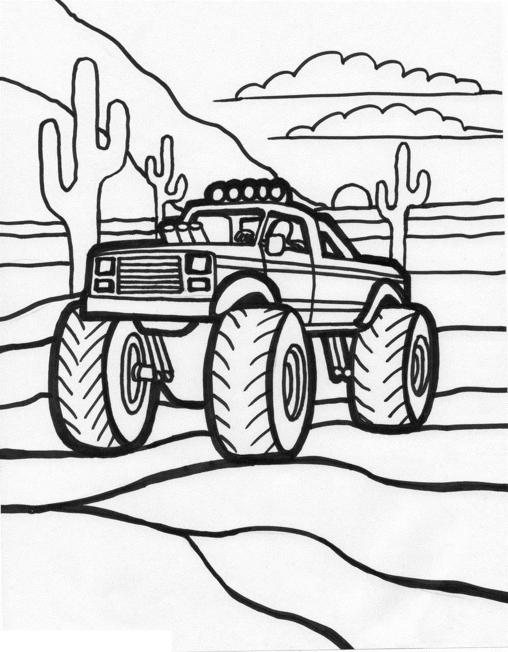 65 Trucks Coloring Pages 70