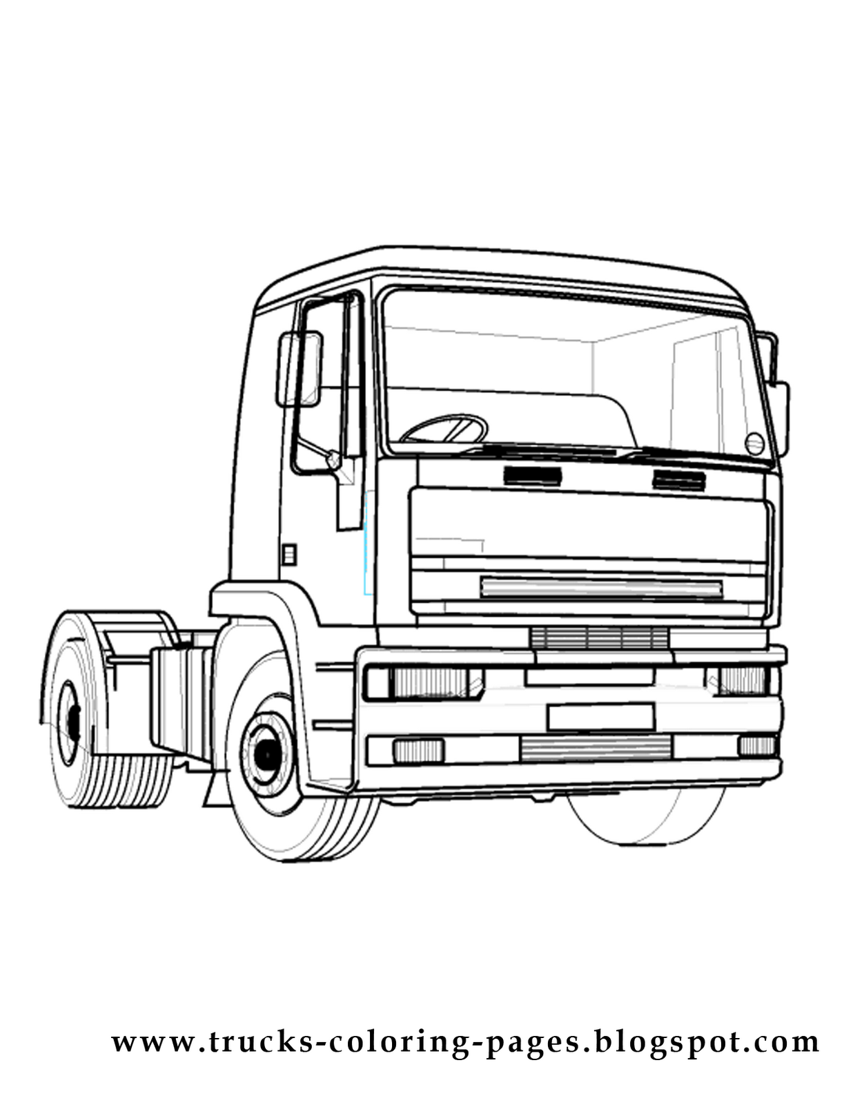 65 Trucks Coloring Pages 74