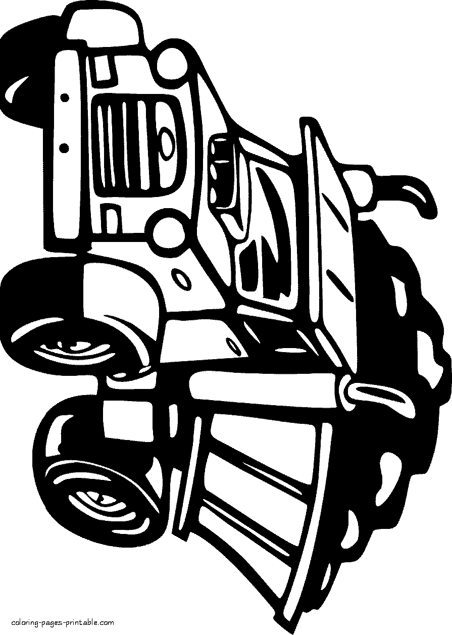 65 Trucks Coloring Pages 80