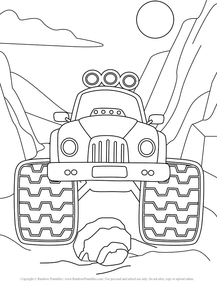 65 Trucks Coloring Pages 82