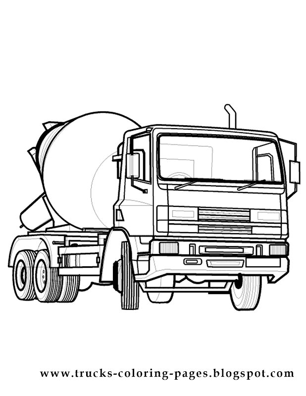 65 Trucks Coloring Pages 84