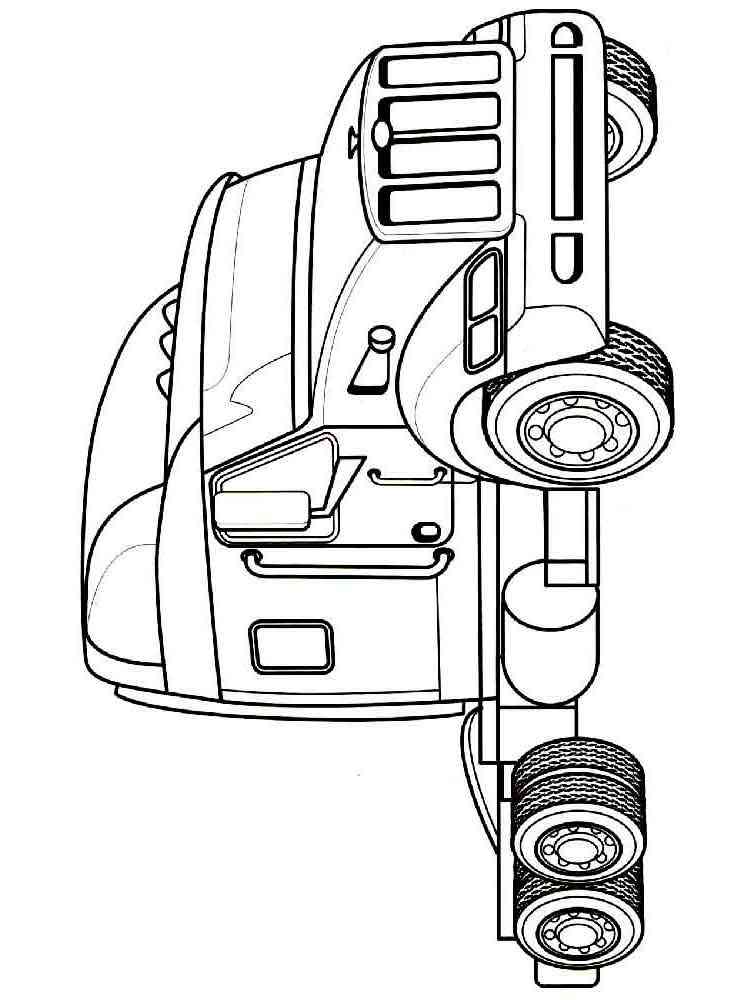 65 Trucks Coloring Pages 89