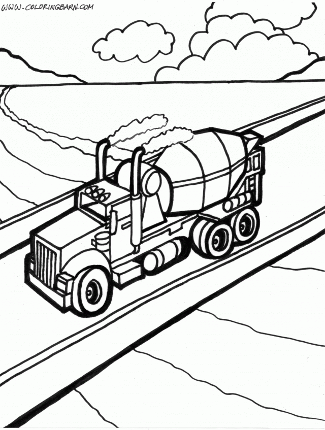 65 Trucks Coloring Pages 90