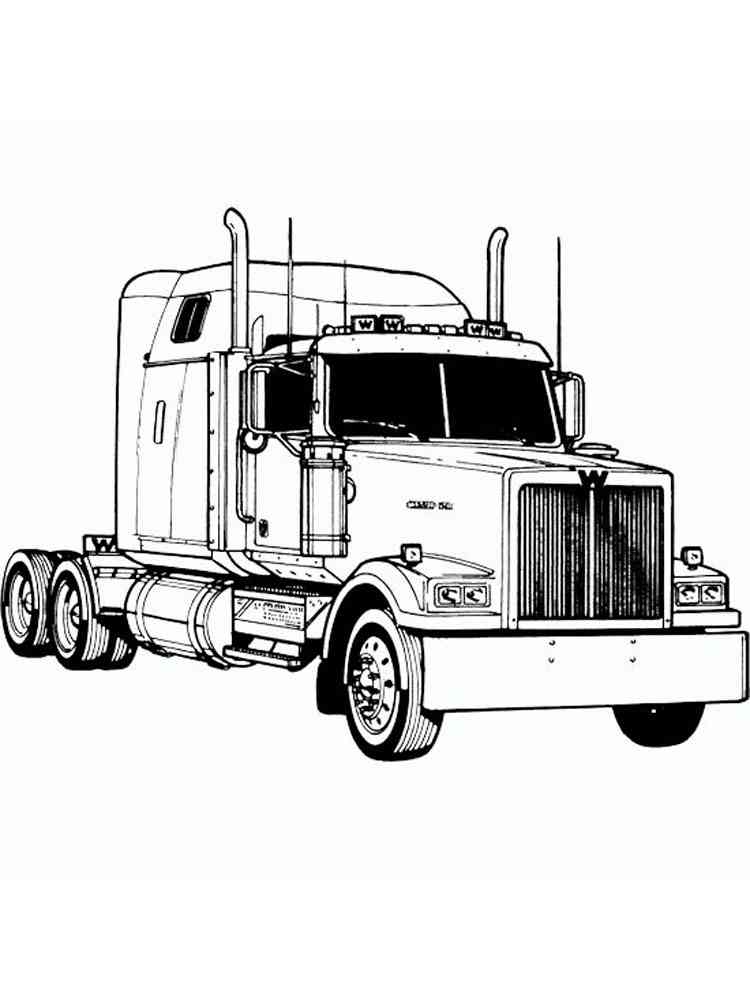 65 Trucks Coloring Pages 97