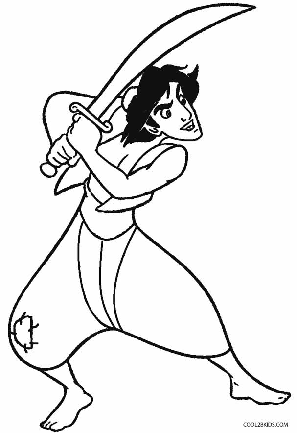 Aladdin Coloring Pages 22