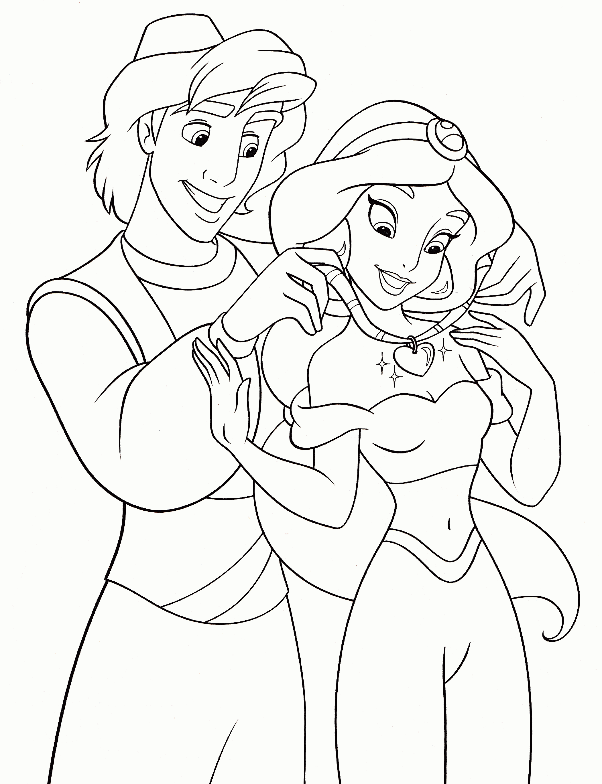 Aladdin Coloring Pages 23