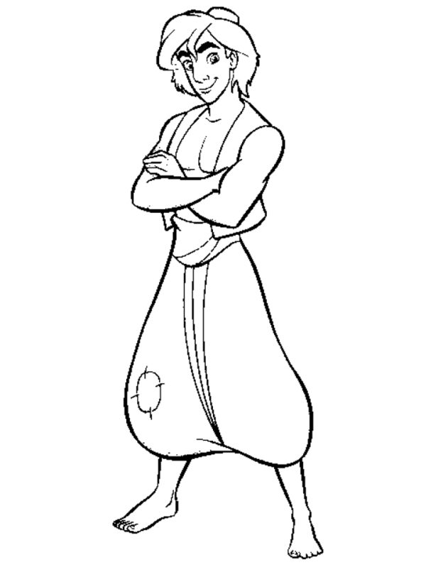 Aladdin Coloring Pages 24