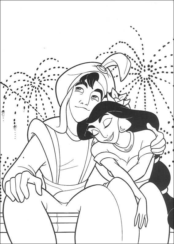 Aladdin Coloring Pages 26