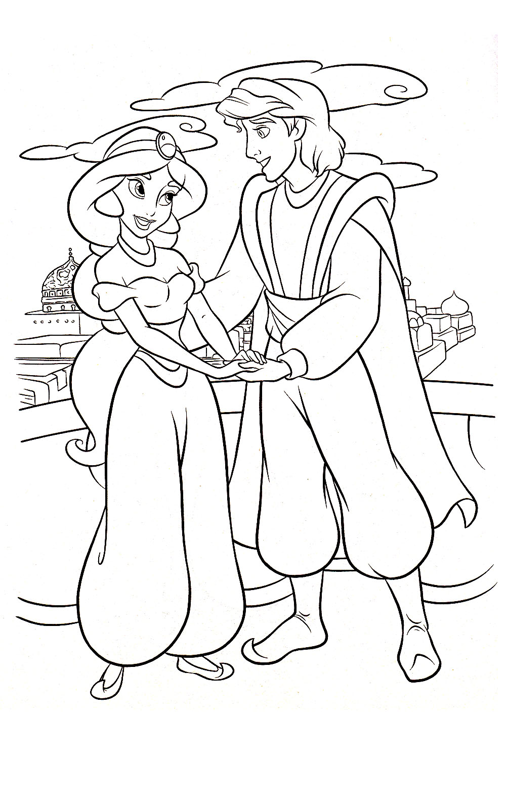 Aladdin Coloring Pages 28