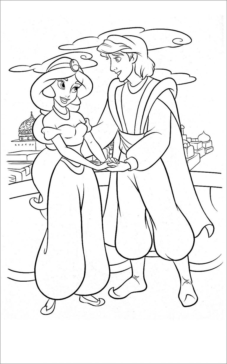 Aladdin Coloring Pages 32