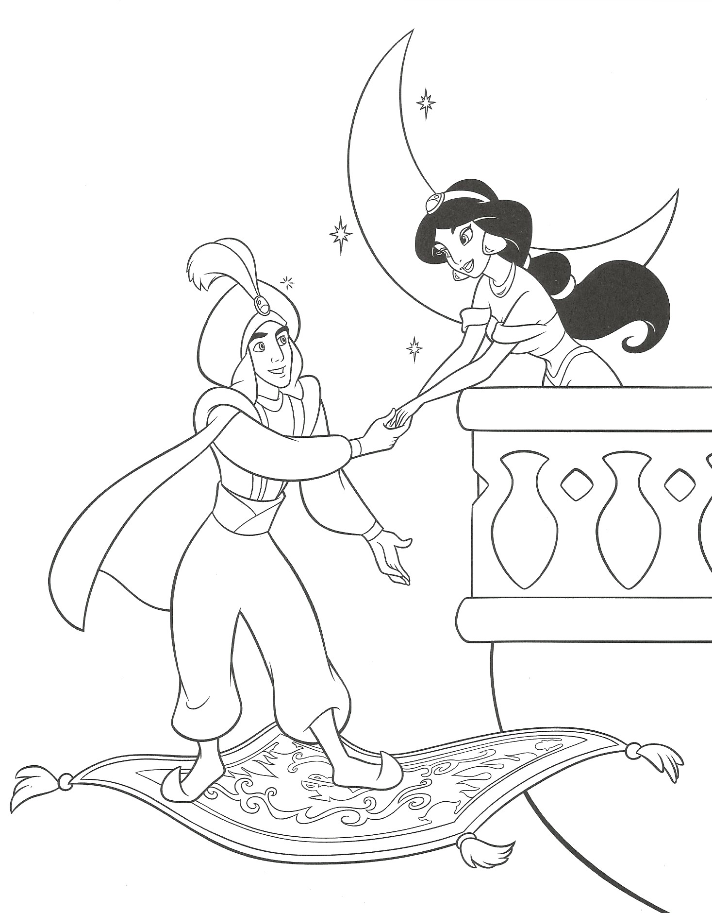 Aladdin Coloring Pages 34