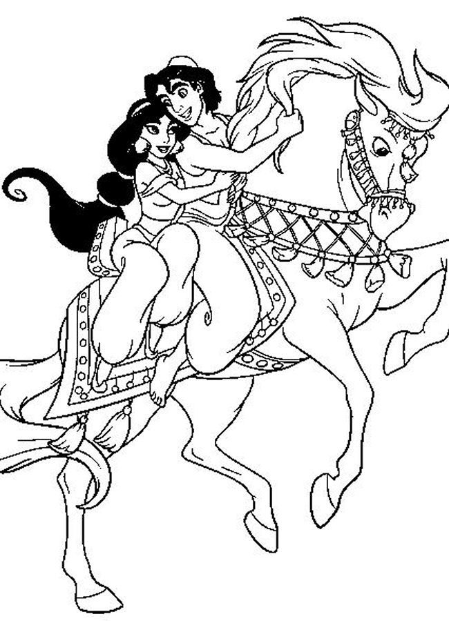 Aladdin Coloring Pages 39