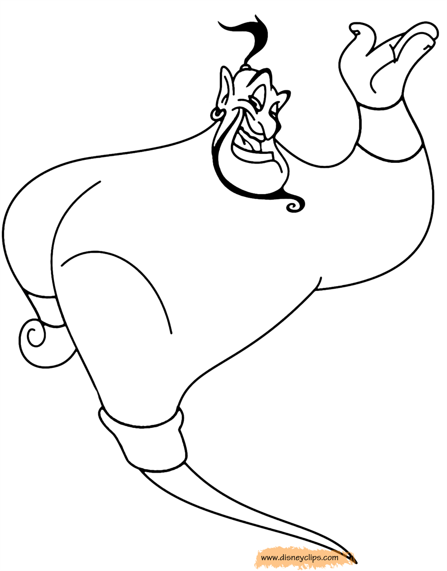 Aladdin Coloring Pages 42