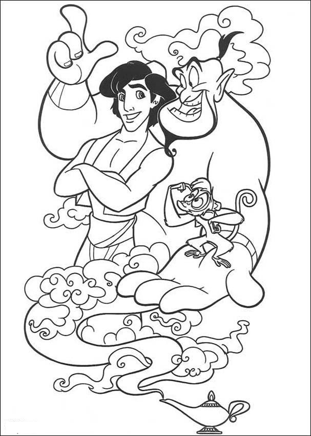 Aladdin Coloring Pages 45