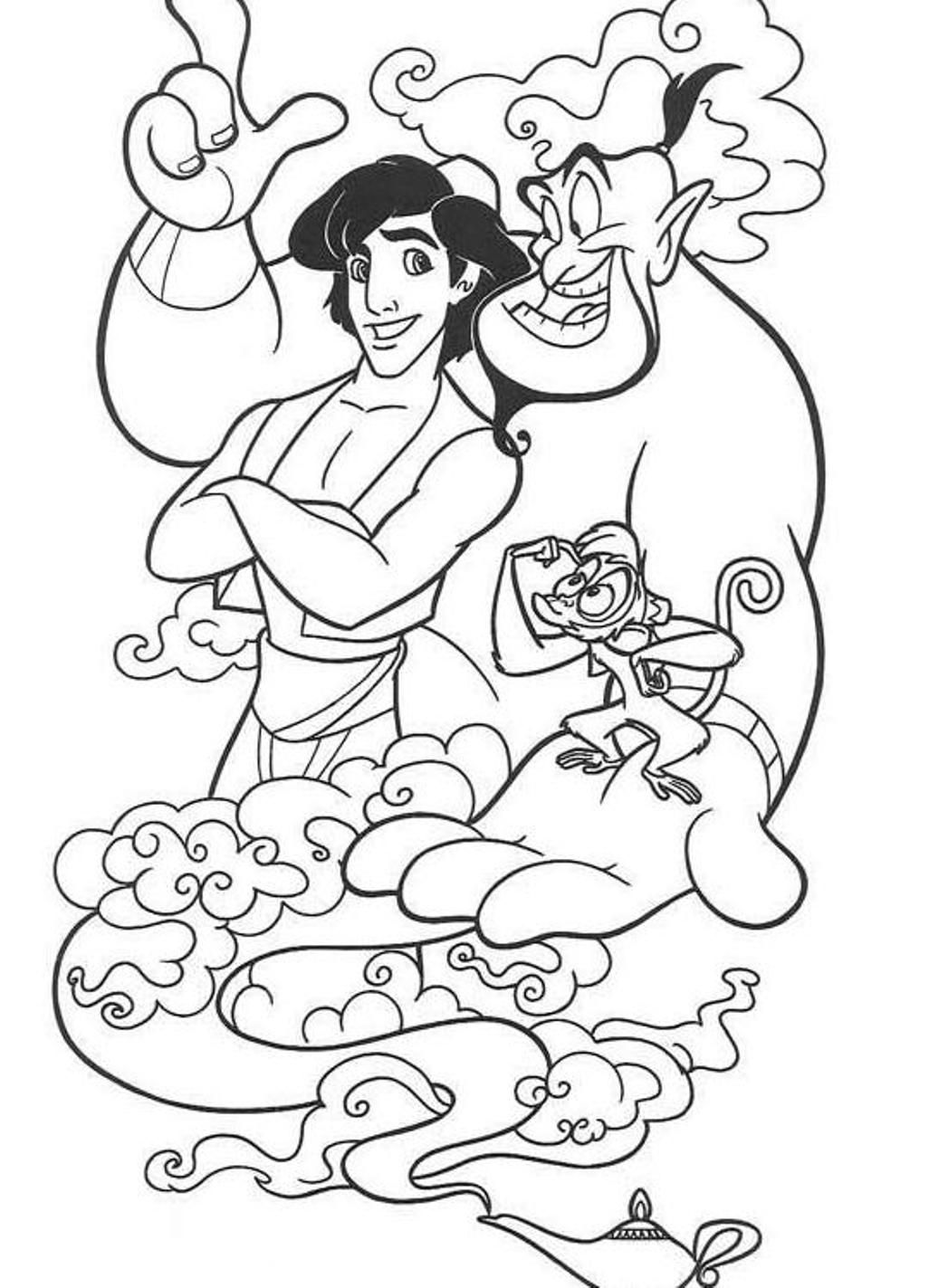 Aladdin Coloring Pages 46