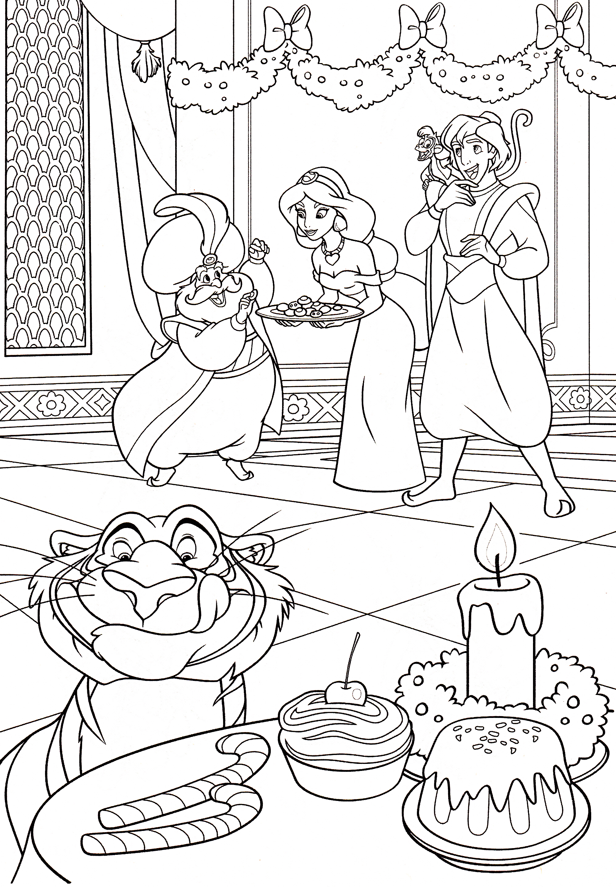 Aladdin Coloring Pages 51