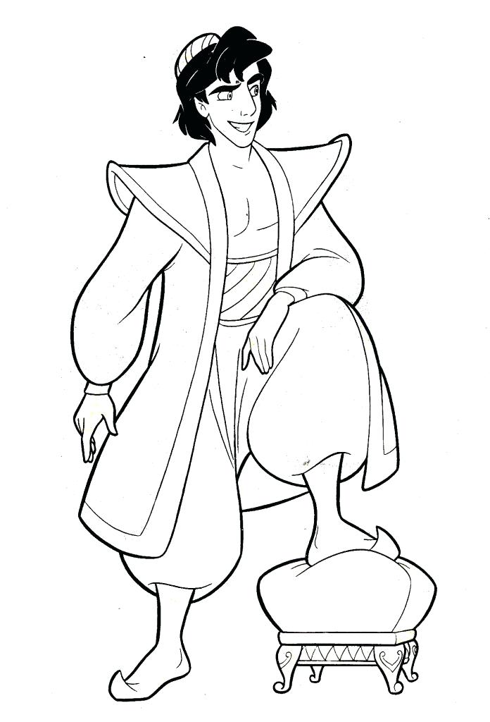 Aladdin Coloring Pages 53