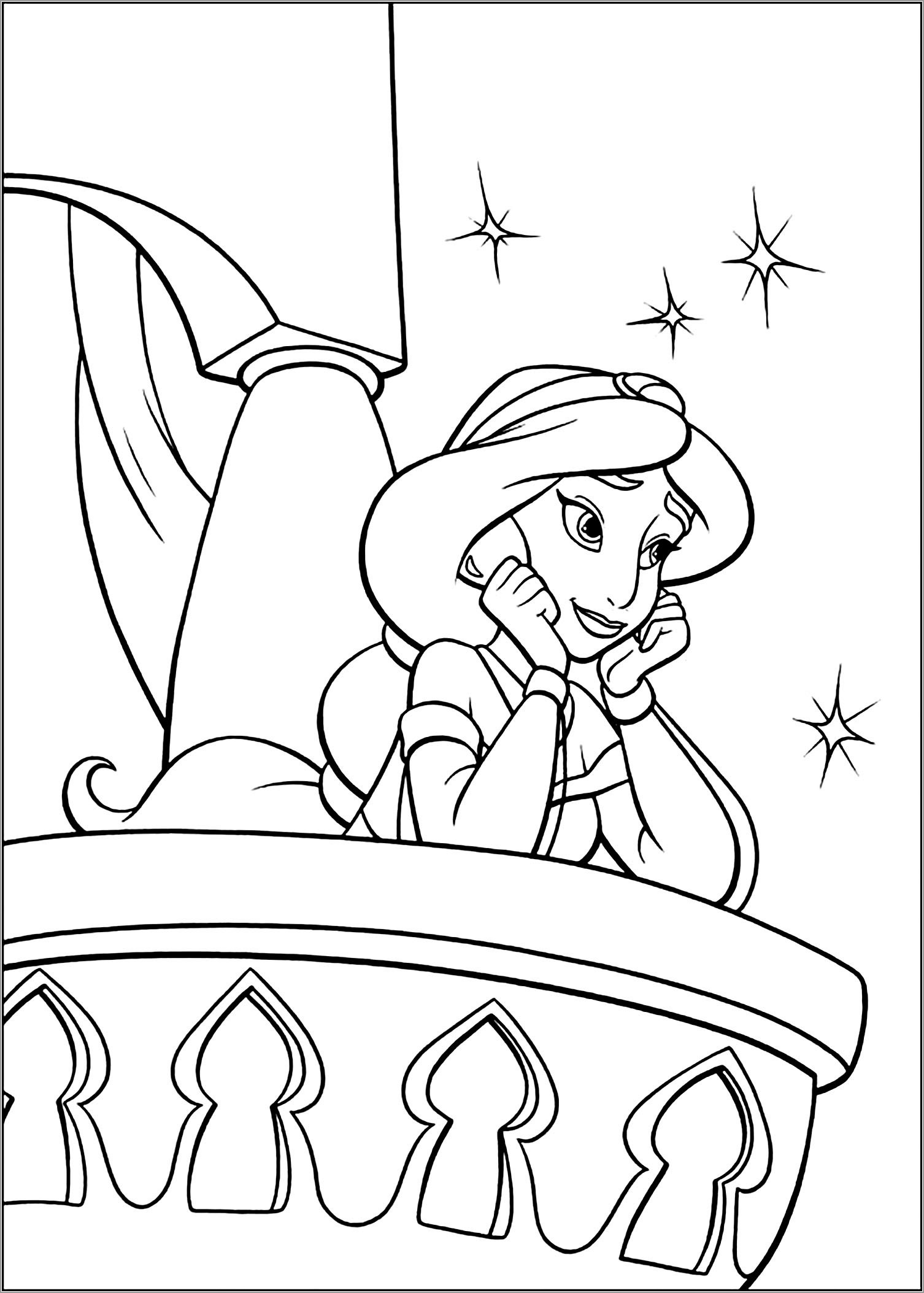 Aladdin Coloring Pages 56