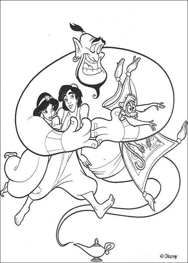 Aladdin Coloring Pages 57