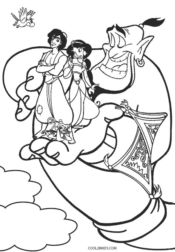 Aladdin Coloring Pages 58