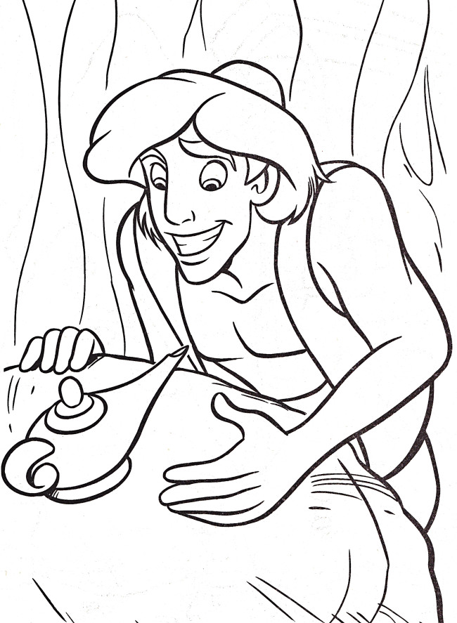 Aladdin Coloring Pages 59