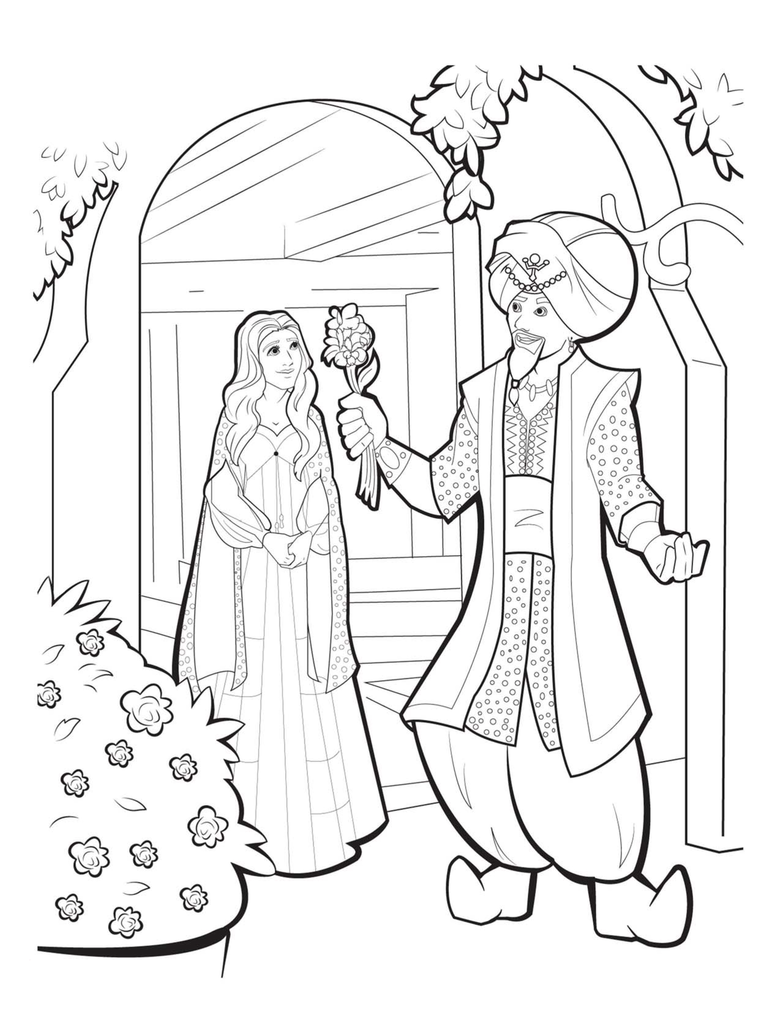 Aladdin Coloring Pages 63