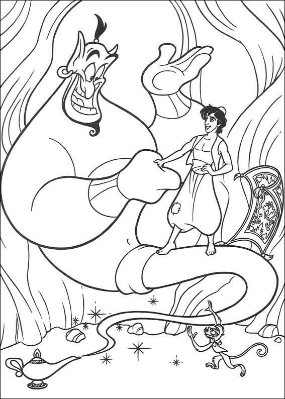 Aladdin Coloring Pages 64