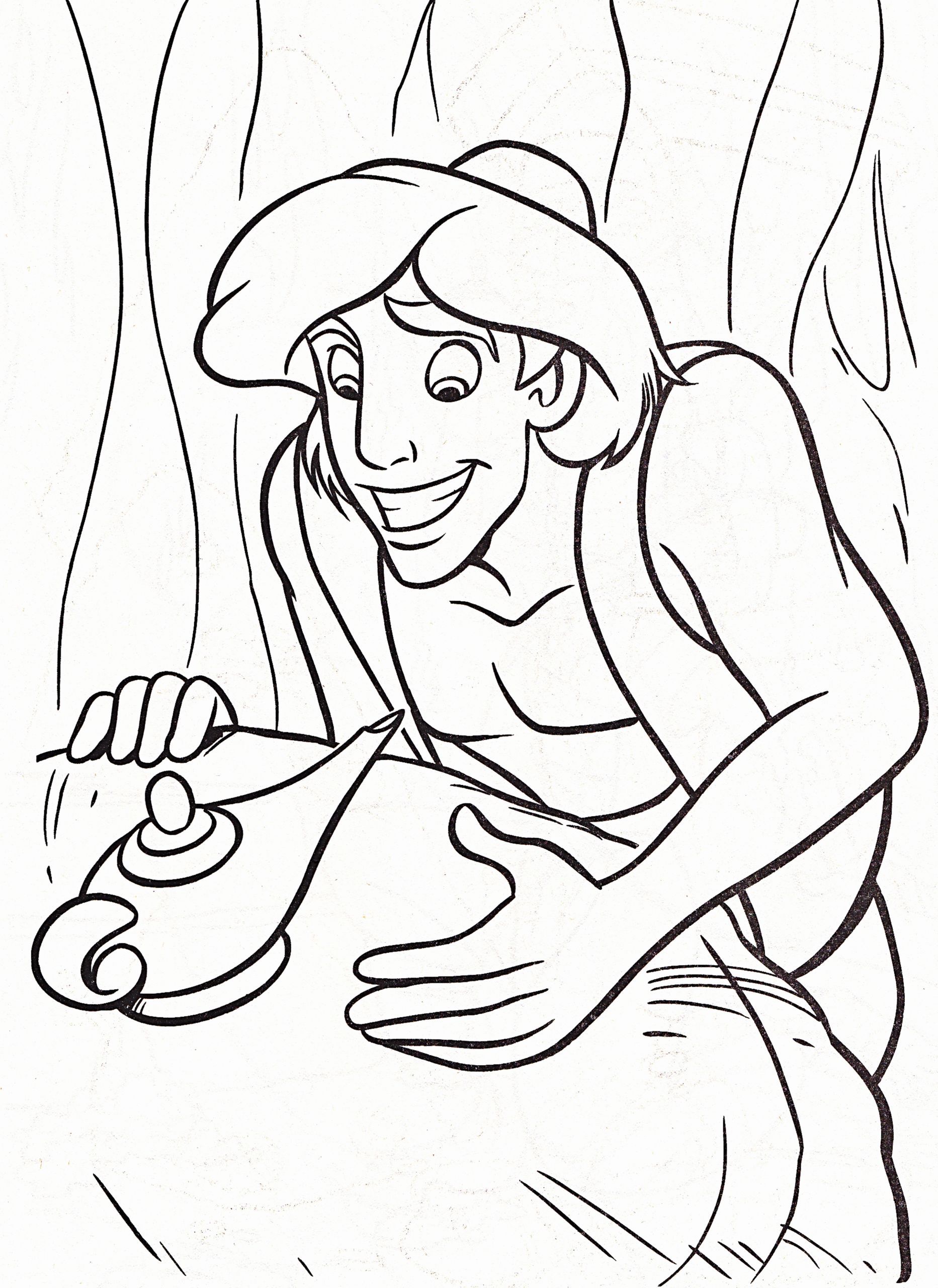 Aladdin Coloring Pages 66