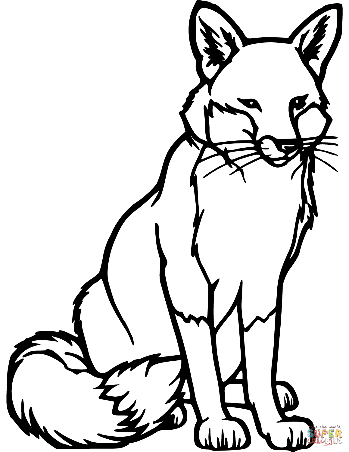 Coloring Pages Fox 2