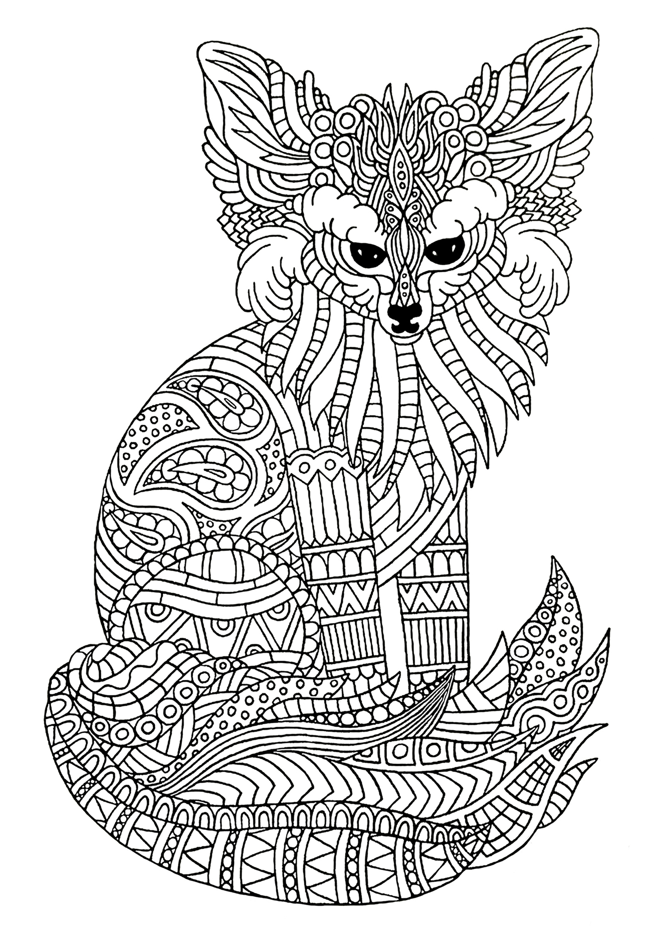 Coloring Pages Fox 31