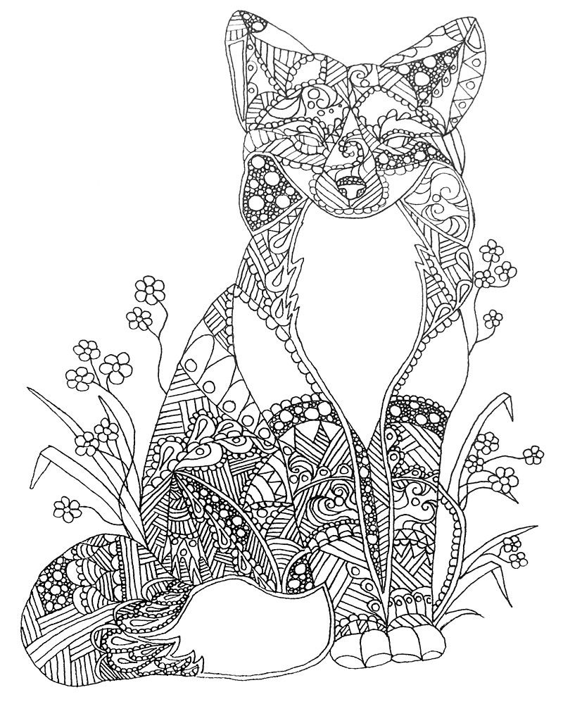 Coloring Pages Fox 33